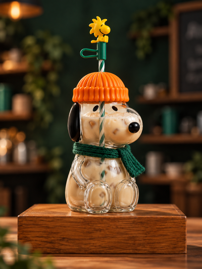 Snoopy Glass Sip Cup 20oz