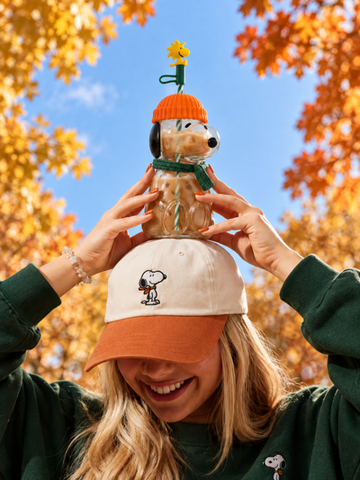 Snoopy Glass Sip Cup 20oz