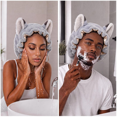 Unisex — works as a skincare headband too