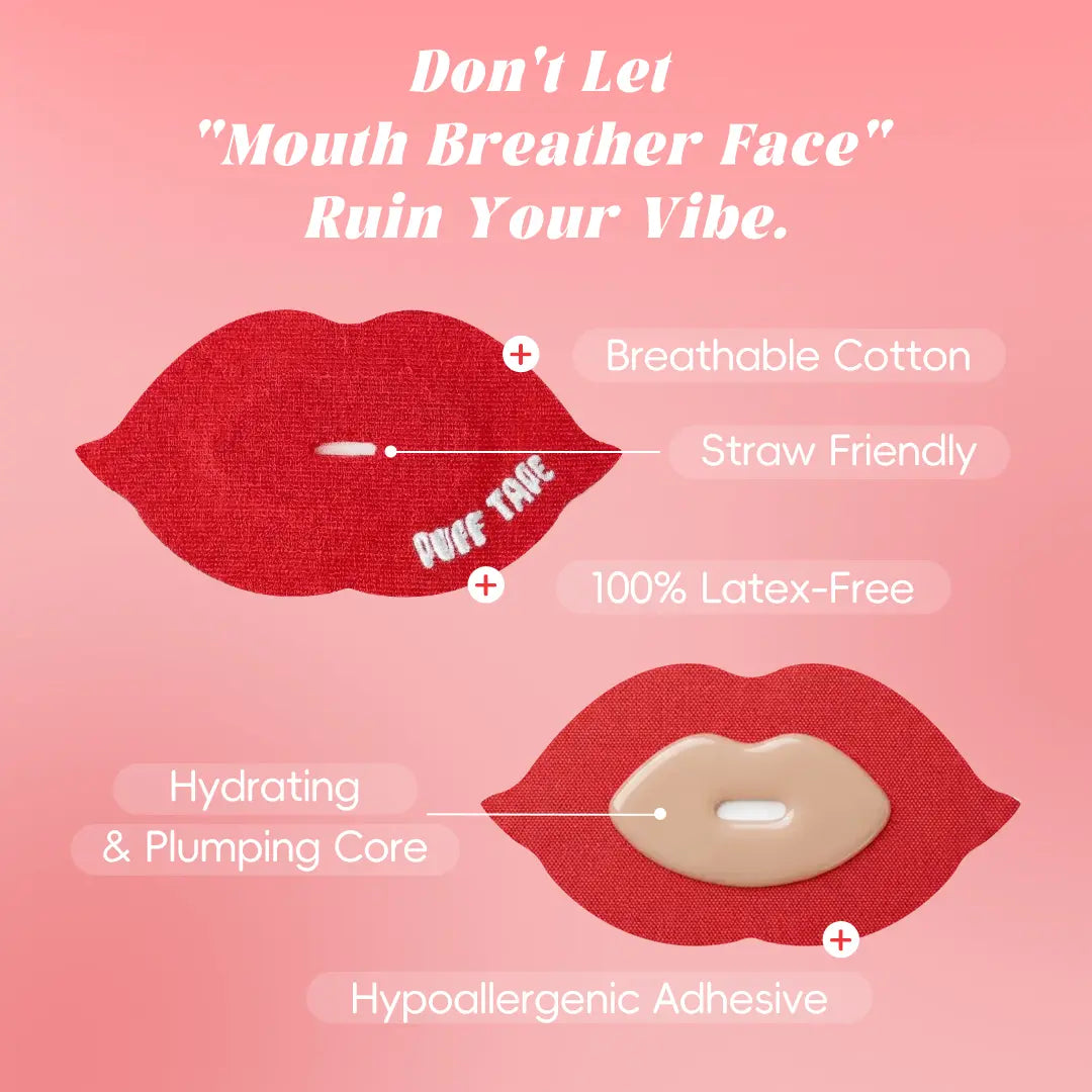 Breathable cotton, straw friendly, latex-free, hydrating plumping core, hypoallergenic adhesive